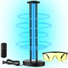 Qualirey UV Light with UV Safety Glasses, 100W Ozone Free