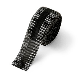 Marcobrothers Iron-on Instant Hem Tape 11 Yard, Permanent No Sew Hemming Tape, Washable Hem Adhesive Tape, Iron on Pants Shortening Tape, Hem Fabric Tape (Black, 11 Yard / 1 Roll)