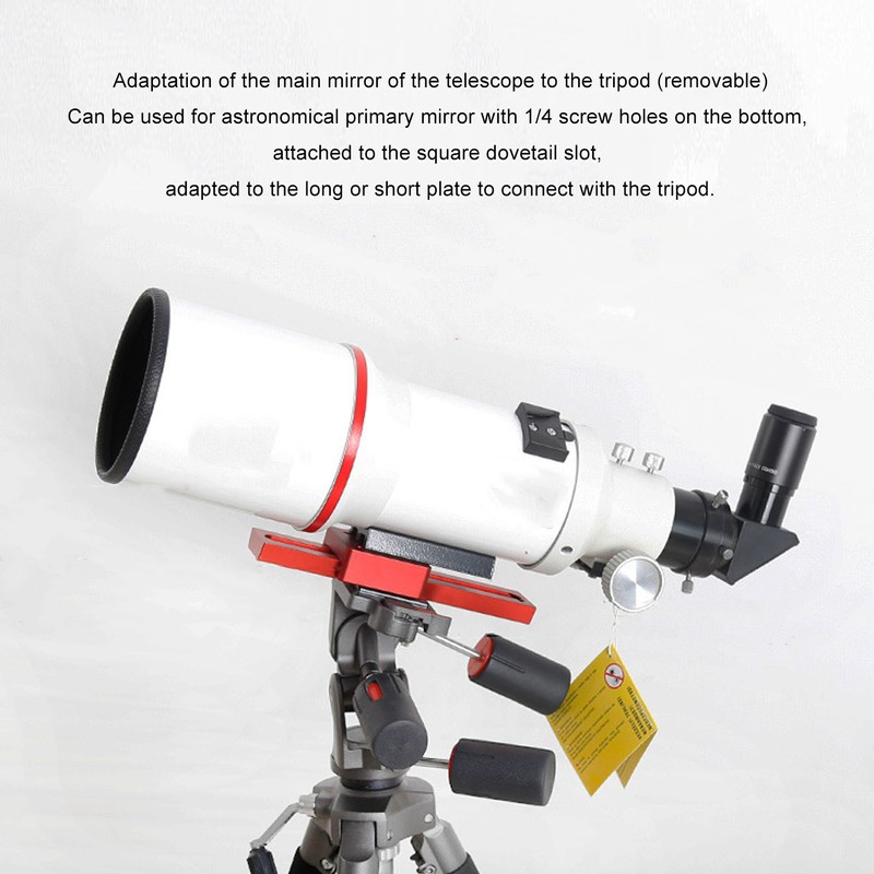 Telescope Dovetail Clamp Aluminum Alloy Multifunction Dovetail Saddle Clamp Mount