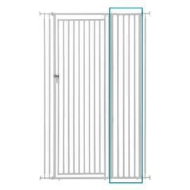 Richell Cat Safety Gate Width Extension, for Steel Extra Tall Cat Safety Gate