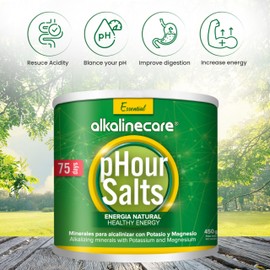 Alkaline Care PHOUR Salts - Alkaline Mineral Salts with Magnesium and Potassium : 450g : ALKALINE CARE