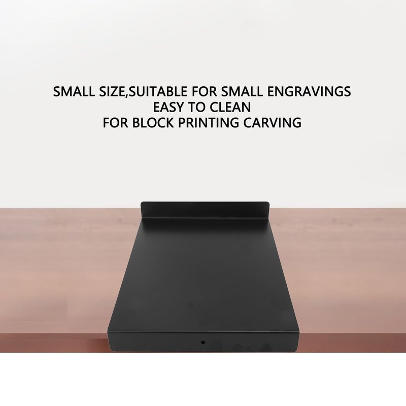 2Pcs Bench Hook Metal Inking Plate, Linoleum Printmaking Block, Block