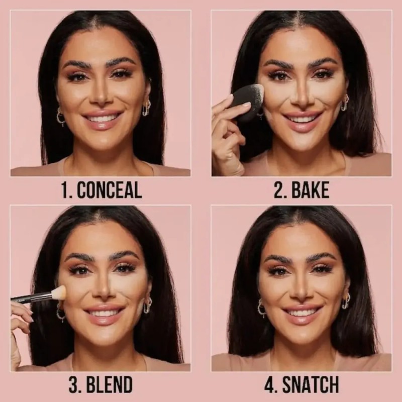 Polvo Volatil Fijador Huda Beauty Easy Bake Tono Pound cake