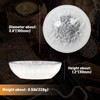 Orientrea 4" Selenite Crystal Bowl with 100g Clear Quartz Chips-