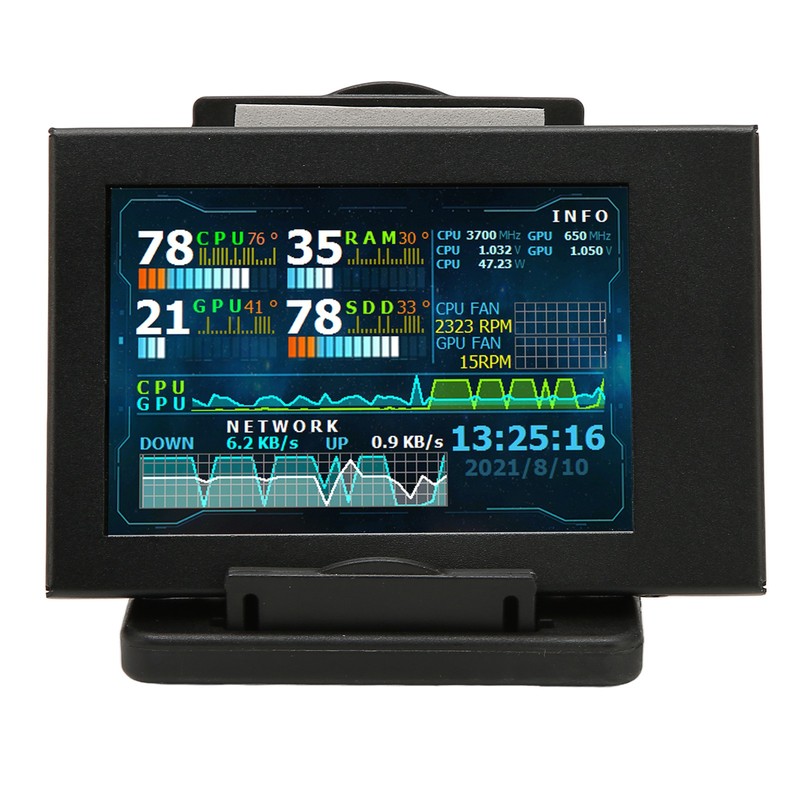 3.5in Computer Temp Monitor IPS USB Mini Screen AIDA64 PC