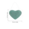 WOONEKY Cleansing Pads Heart Shape 3pcs Face Sponges for Deep
