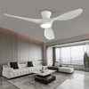 TALOYA 52 inch Ceiling Fans with Lights Remote Control, Modern