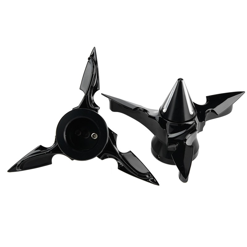 Motorcycle Spinning Front Axle Cap Nut Cover for Softails Electra