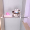 Hershii Expandable Closet Tension Shelf Rod Adjustable Storage Rack Heavy