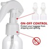 LOEQIAN 24 Pack Clear Spray Bottle, 3.5oz/100ml Plastic Fine Mist