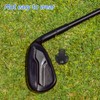 SUPVOX 6pcs Plastic Golf Headcover Number Tags Rotating Golf Club
