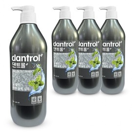 Dantrol Deep Clean Mint Salt Anti-Dandruff Sebum Control 2-in-1 Shampoo & Conditioner 820ml 4 Units