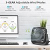 Jsdoin USB Fan USB Desk Small Desktop Cooling Mini Personal,