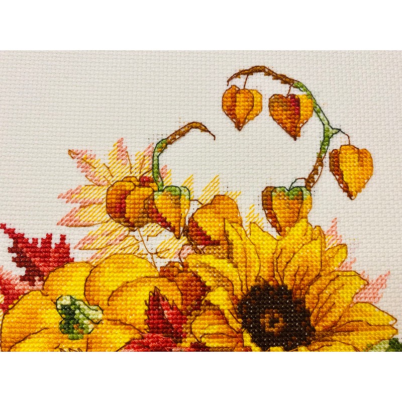Riolis Cross Stitch Kit Hello Autumn Counted Pattern 25 x