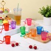 48 Pack Plastic Shot Glass Necklaces Party Favors 6 Colors,2Oz