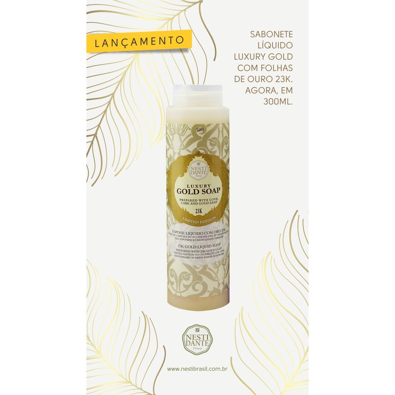 Nesti Dante Shower Gel 60th Anniversary Luxury Gold Soap