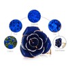 Ejoyous 24K Gold plated Romantic Rose Flower Valentine's Day Birthday