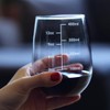 Wine Measuring Cup - Stemless Wine Glass - Engraved Measurement