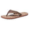 COACH womens Signature Webbing Flip-flop, Tan Signature, 5 UK