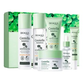 Bioaqua Kit De Skincare De Centella Asiática Anti Acné Todo Tipo De Piel Cuidado Facial Díanoche                                                      