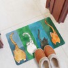 Cat Pattern Non slip Welcome Doormat Carpet Mat Indoor Outdoor