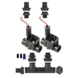 SPW Hunter Premium Valve Manifold System PGV101GS with Flow Control - Heavy Duty Action MachIng Parts 3/4In or 1In Slip PGV-101 (2 Zone)