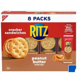 RITZ Peanut Butter Sandwich Crackers 1.38 oz (8-Packs)