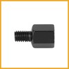 Partuto 2pcs 8mm LH to 8mm RH Black Motorcycle Rearview