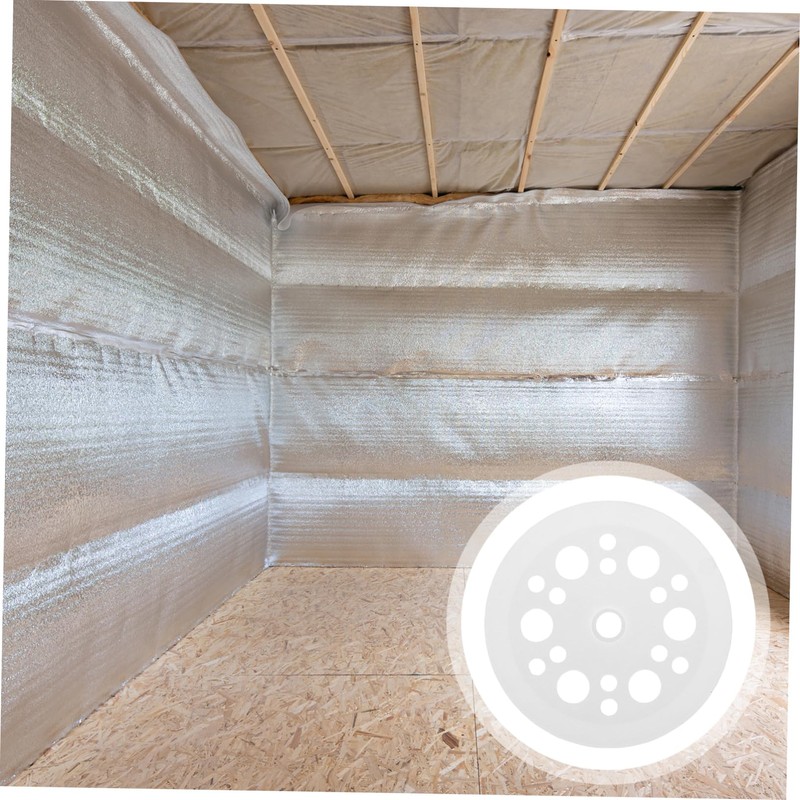 Gatuida 200pcs Plastic Stringer Washers Foam Board Plastic Gaskets for