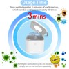 Portable Pacifier Sanitizer, Retainer Cleaner, UV-C Sanitizer Box Portable Case
