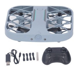 Mini Drone for Kids Portable Pocket RC Quadcopter with Altitude Hold 1 Key Start 2 Speed Adjustment 3D Flips Haze Blue
