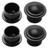 ZZLZX 4PCS Window Curtain Rod Cap Finials for Home Office Curtain Pole End Plug Cap Window Rod Stopper for 28mm/ 1.1inch Diameter Curtain Rod