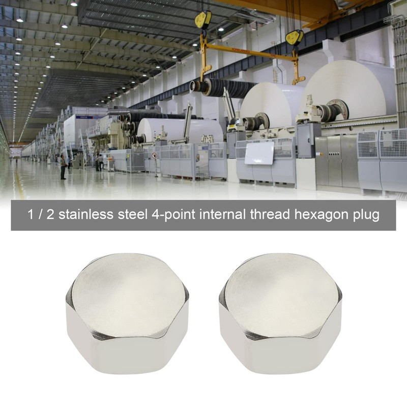 EMSea 5PCS 1/2" Female Pipe Tube Fittings Pipe Blanking Cap