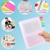 BetterJonny 160 Count Index Card Organizer, 40 Transparent Clear Pockets
