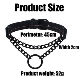 Fc'Noqgn Leather Necklace Women Men Adjustable Leather Gothic Necklace, Leather, No Gemstone