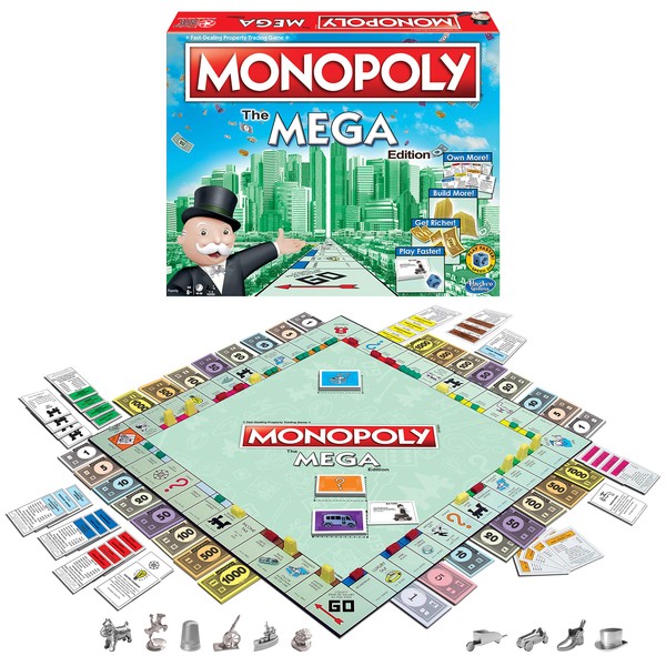 Winning Moves Games Monopoly The Mega Edition for 2 to 8 players