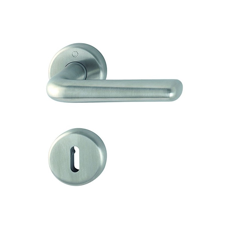 HOPPE Helsingborg Handle Set Lever Handle with Rosettes BB Deadlock