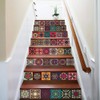 FLFK Traditional Mexican Talavera Tile Stair Sticker 3D Waterproof Wallpaper