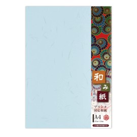 Nagatoya Shoten OA Washi Washi [Nagomimi] Na-763 A4 Dairei Mizu 20 Sheets