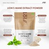 Organic Lions Mane Supplement Extract Powder 100g – 50% Polysaccharides