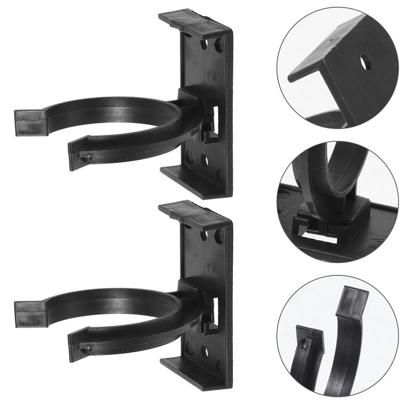 HOMSFOU 20pcs Cabinet Foot Buckle Baseboard Toe Kick Clips Furniture