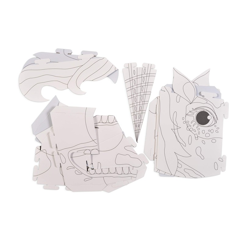 T-3042 Make A T-Rex Colour-In 3D Mask Card Craft Kit