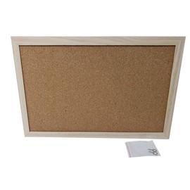 Mini Cork Bulletin Board Wood Framed 12 x 8 Inch for Home, Office or Dorm
