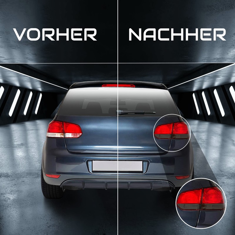 Finest Folia C010 Rear Lights Sticker Dark Grey