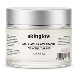 Skinglow Mascarilla Aclarante Antimanchas Avena Arroz 30g