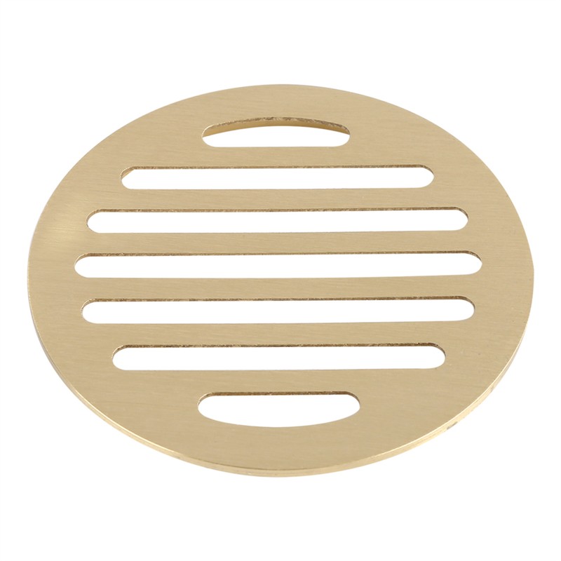 Square Floor Drain Bathroom Shower Waste Grate Brass Constructed Strainer