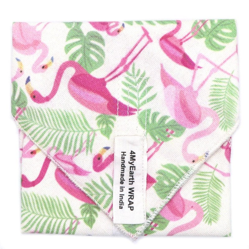 4MyEarth Reusable Cotton Sandwich Wrap, Llamas