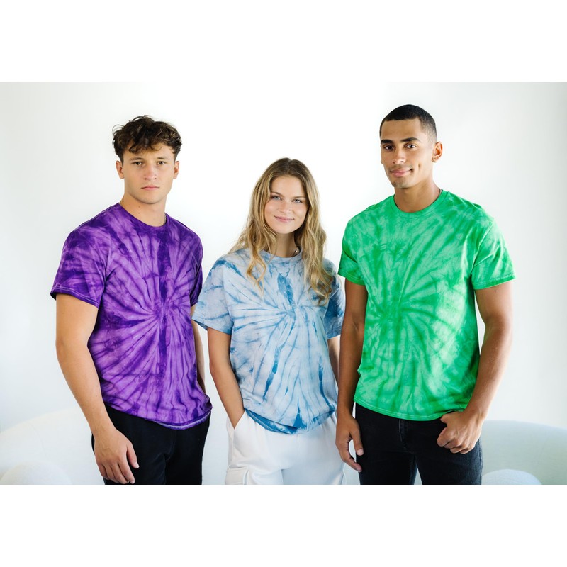 Colortone 100% Cotton Spider Tie Dye T-Shirt for Women and