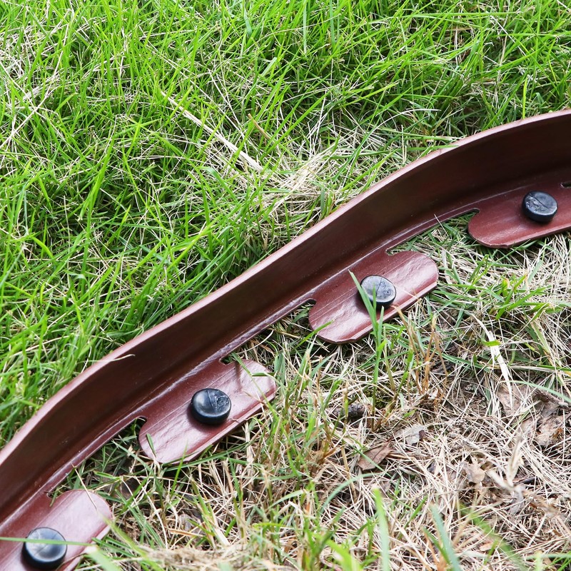 QWORK Garden Edging, 40ft x 2 in Polyethylene Landscape Edging