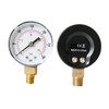 TEHAUX 2pcs Psi Npt Pressure Gauge High Compressor Gauge Compact